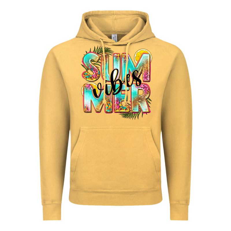Summer Vibes Vintage Hoodie by NancyCooperArtShop | Teevron