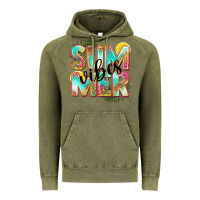 Vintage Olive summer vibes Vintage Hoodie - NancyCooperArtShop
