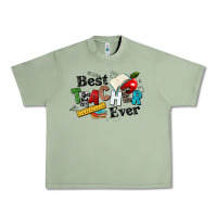 Oil Green best teacher ever Urban Heavy Tee - NancyCooperArtShop