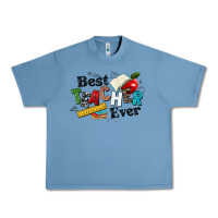Pebble Blue best teacher ever Urban Heavy Tee - NancyCooperArtShop