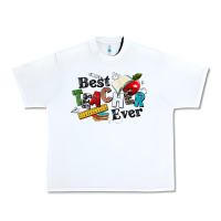 White best teacher ever Urban Heavy Tee - NancyCooperArtShop