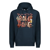 Navy take me out to the ball game Premium Hoodie - FaDigitalArtStudio