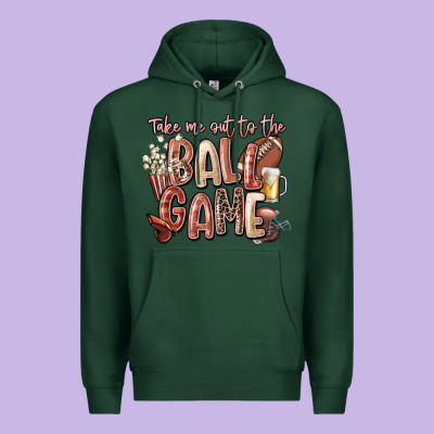 Take Me Out To The Ball Game Premium Hoodie Designed By Fadigitalartstudio