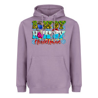 Lavender Rowdy Howdy Christmas Heavyweight Hoodie - CowhideDigitalArt