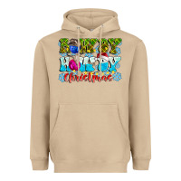 Mushroom Rowdy Howdy Christmas Heavyweight Hoodie - CowhideDigitalArt