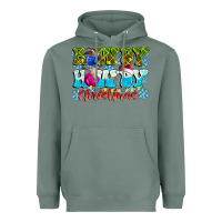 Sage Rowdy Howdy Christmas Heavyweight Hoodie - CowhideDigitalArt