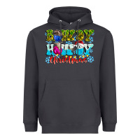 Smoke Rowdy Howdy Christmas Heavyweight Hoodie - CowhideDigitalArt