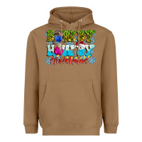 Toasted Coconut Rowdy Howdy Christmas Heavyweight Hoodie - CowhideDigitalArt