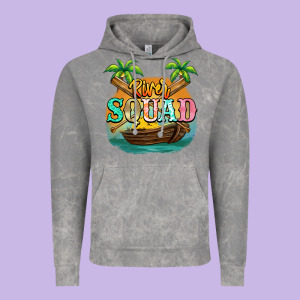 River Squad Vintage Hoodie Designed By Nancycooperartshop