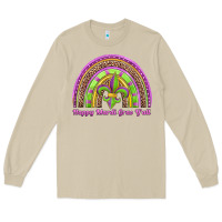 Mushroom happy mardi gras y'all rainbow Long Sleeve Tee - Jasminsmagicworld