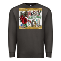 Smoke merry christmas y'all Premium Sweatshirt - CowhideDigitalArt
