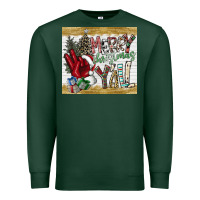 Sports Green merry christmas y'all Premium Sweatshirt - CowhideDigitalArt