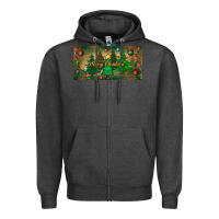 Charcoal Heather merry christmas license plate Zipper Hoodie - BundleAndBundleShop