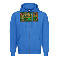 True Royal merry christmas license plate Zipper Hoodie - BundleAndBundleShop