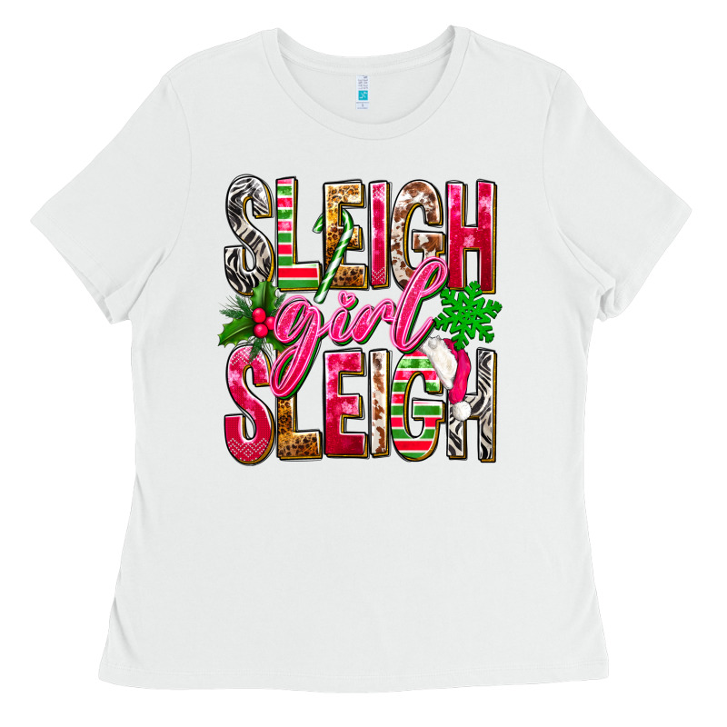 Sleigh Girl Sleigh Ladies Tee by NancyCooperArtShop | Teevron