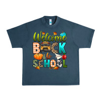Midnight Navy welcome back to school fall Urban Heavy Tee - texasbilliewilder