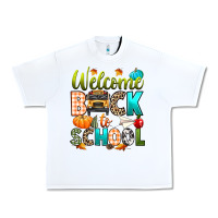 White welcome back to school fall Urban Heavy Tee - texasbilliewilder