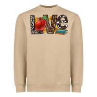 Mushroom love teacher Heavyweight Sweatshirt - OliviaCreatesArt