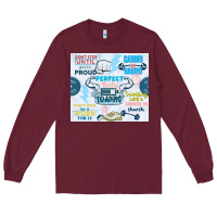 Burgundy perfect body loading Long Sleeve Tee - TumblerDesignByShophia