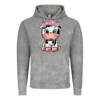 Cloud Rock cute cow Vintage Hoodie - texasbilliewilder