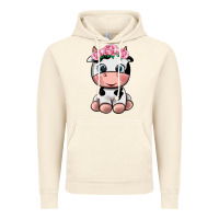 Vintage Artic cute cow Vintage Hoodie - texasbilliewilder