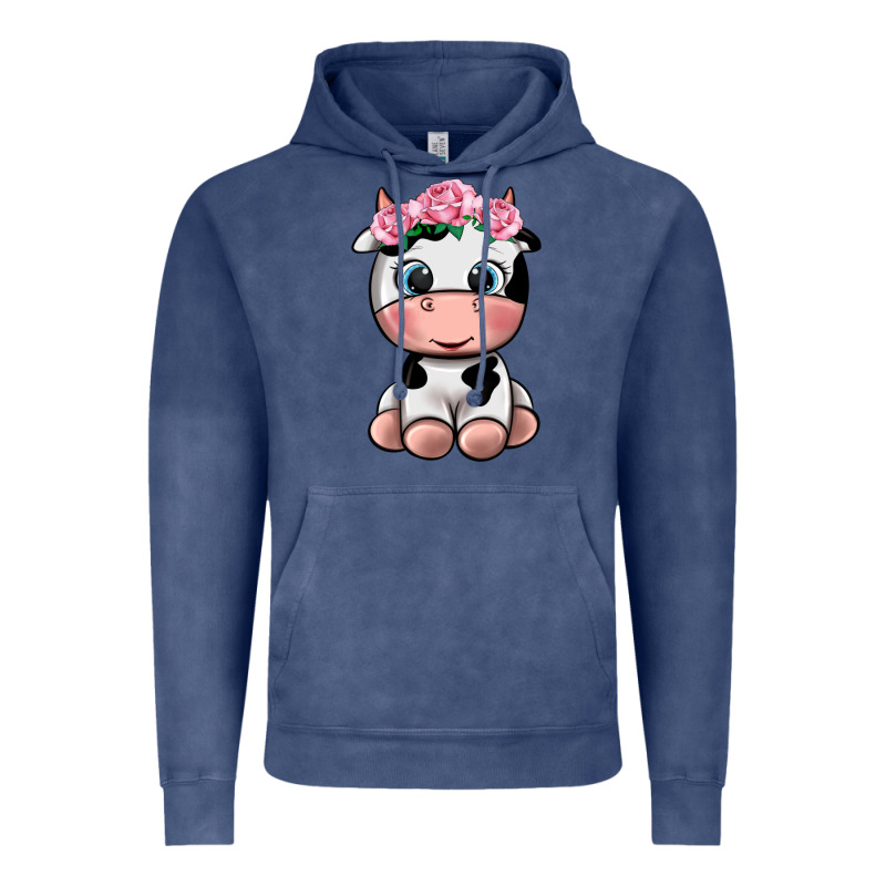 Cute Cow Vintage Hoodie by texasbilliewilder | Teevron