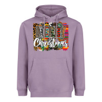 Lavender Western Merry Christmas Heavyweight Hoodie - CowhideDigitalArt
