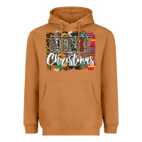 Meerkat Western Merry Christmas Heavyweight Hoodie - CowhideDigitalArt