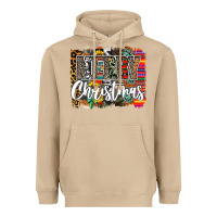 Mushroom Western Merry Christmas Heavyweight Hoodie - CowhideDigitalArt