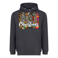 Smoke Western Merry Christmas Heavyweight Hoodie - CowhideDigitalArt