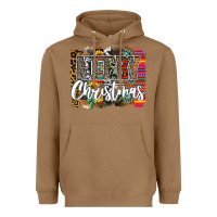 Toasted Coconut Western Merry Christmas Heavyweight Hoodie - CowhideDigitalArt