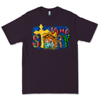Plum True Story Holy Family Premium Tee - MaliasSmallBusiness