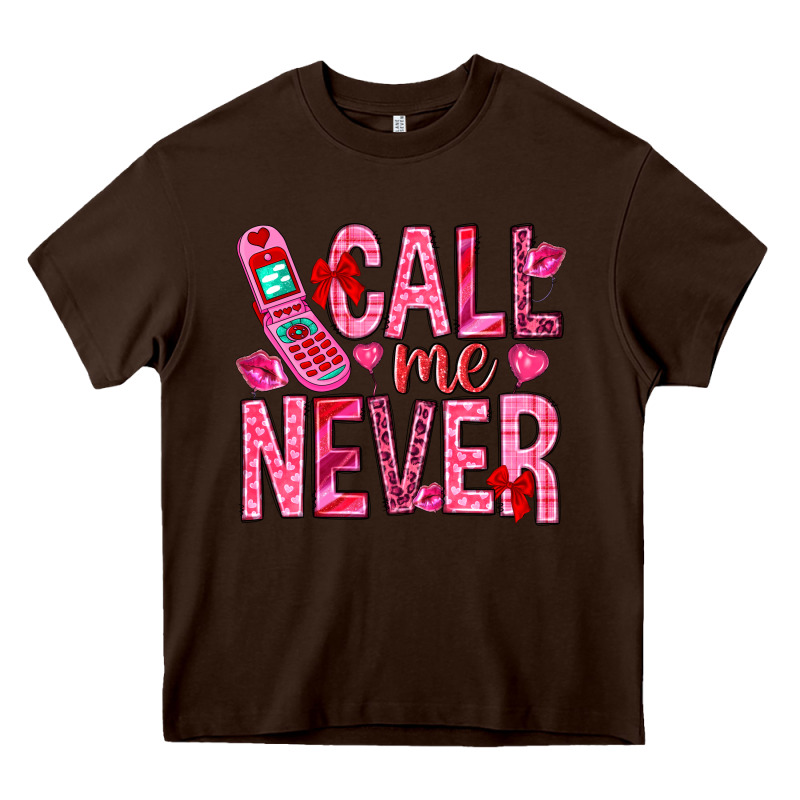 Call Me Never Heavy Core Tee by NancyCooperArtShop | Teevron