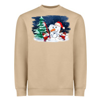 Mushroom teeth snow party costom ado Heavyweight Sweatshirt - OliviaCreatesArt