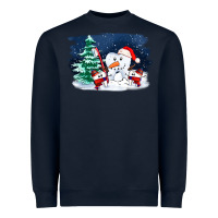 Navy teeth snow party costom ado Heavyweight Sweatshirt - OliviaCreatesArt