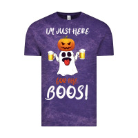 Cloud Purple I'm Just Here For The Boos Vintage Tee - Bettercallsaul