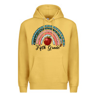 Antique Gold fifth grade rainbow Premium Hoodie - RanaPortraitStore