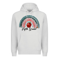 Dove Grey fifth grade rainbow Premium Hoodie - RanaPortraitStore