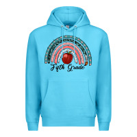 Ocean Blue fifth grade rainbow Premium Hoodie - RanaPortraitStore