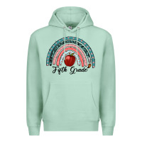 Seafoam fifth grade rainbow Premium Hoodie - RanaPortraitStore