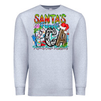 Heather Grey Santas Favorite PCA Patient Care Assistant Premium Sweatshirt - CowhideDigitalArt