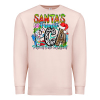Pale Pink Santas Favorite PCA Patient Care Assistant Premium Sweatshirt - CowhideDigitalArt
