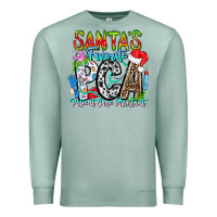 Seafoam Santas Favorite PCA Patient Care Assistant Premium Sweatshirt - CowhideDigitalArt