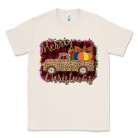Natural Merry Christmas Truck Classic Tee - Bettercallsaul