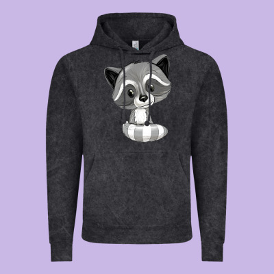 Raccoon Vintage Hoodie Designed By Texasbilliewilder
