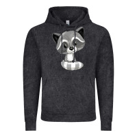 Vintage Black raccoon Vintage Hoodie - texasbilliewilder