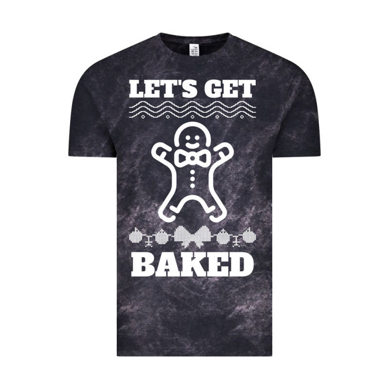 Let's Get Baked Smoking Weed Funny Christmas Gift 1 Vintage Tee by lanVoArt | Teevron