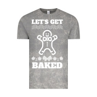 Cloud Rock Let's Get Baked Smoking Weed Funny Christmas Gift 1 Vintage Tee - lanVoArt