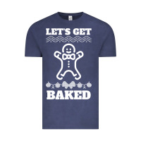 Vintage Denim Let's Get Baked Smoking Weed Funny Christmas Gift 1 Vintage Tee - lanVoArt