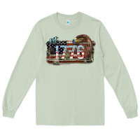 Matcha Eat. 1776 eagle 4th of july Long Sleeve Tee - HowdyJamesFarm